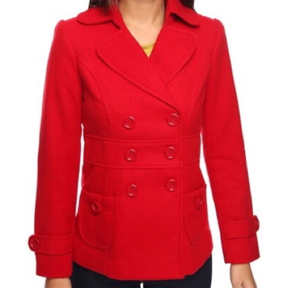 Forever 21 Button Tab Coat - Picture 1 of 4